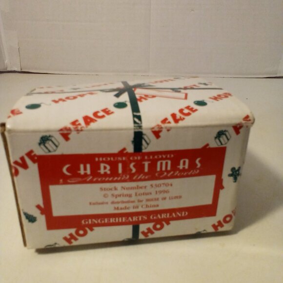 House Of Lloyd Gingerhearts Garland Christmas Around The World 1996 - Picture 12 of 12